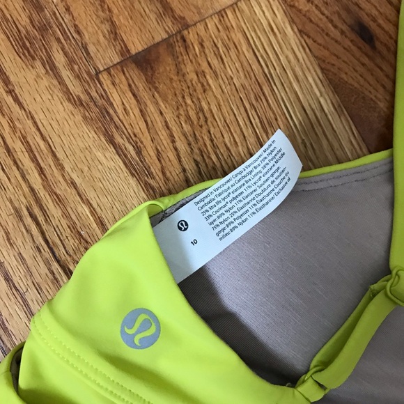 Lululemon Neon Sports-bra - Picture 4 of 6